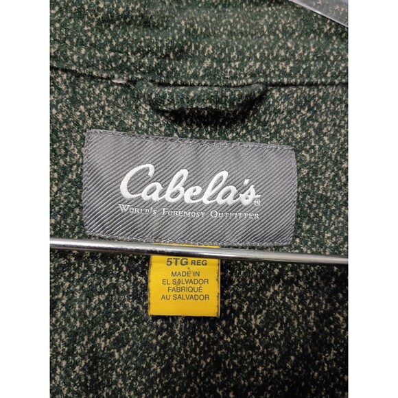 Cabela's Thick Flannel Shirt Mens 5XL Button Down Long Sleeve Western Hunting - Picture 4 of 12